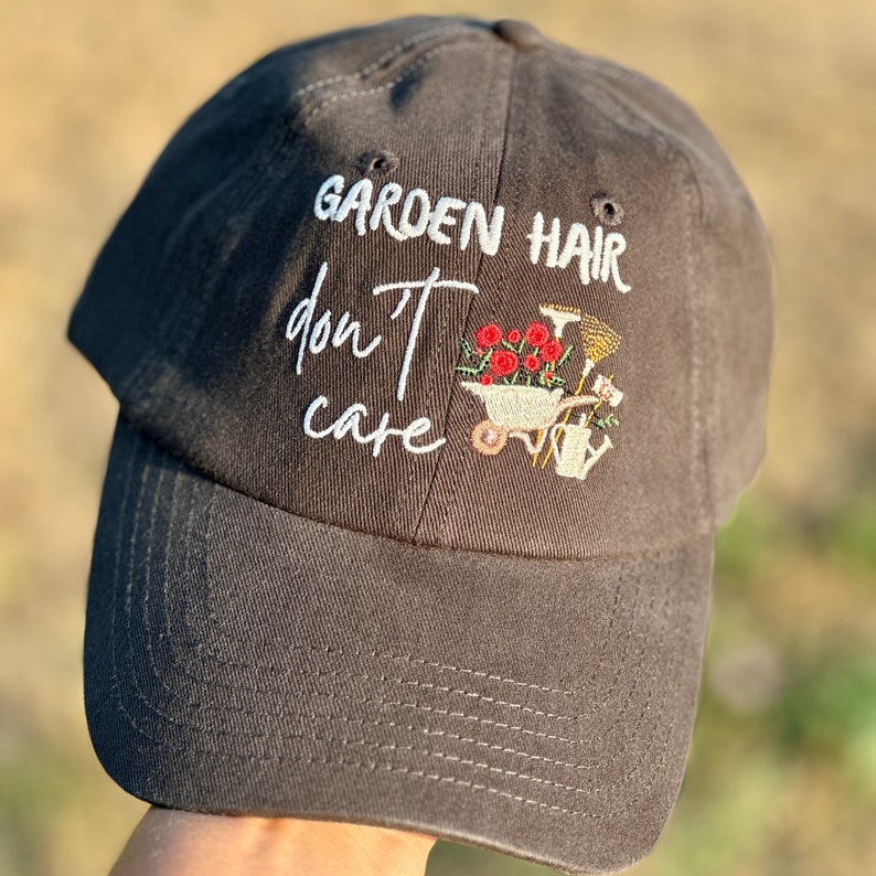 Garden Hair Don't Care Embroidered Hat - view 2